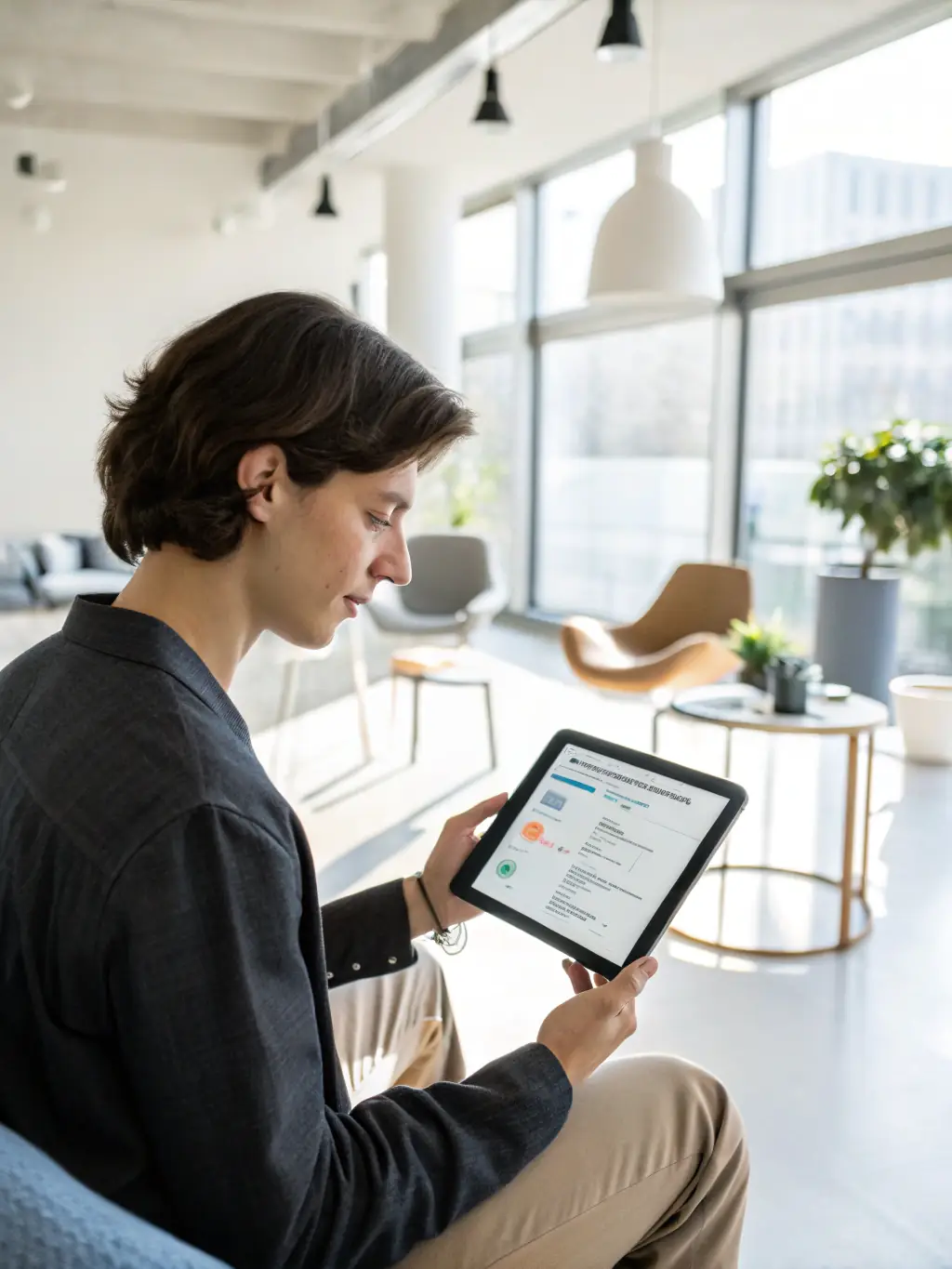 An AI assistant helping a user to manage their project, providing suggestions and insights.